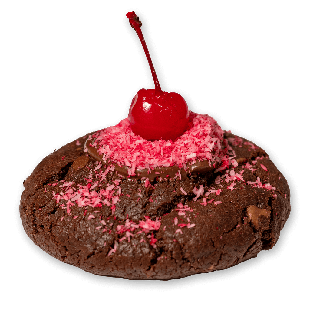 Delicious Cherry Ripe chunky cookie from Butterfield Cookies, a top-rated bakery in Sydney.
