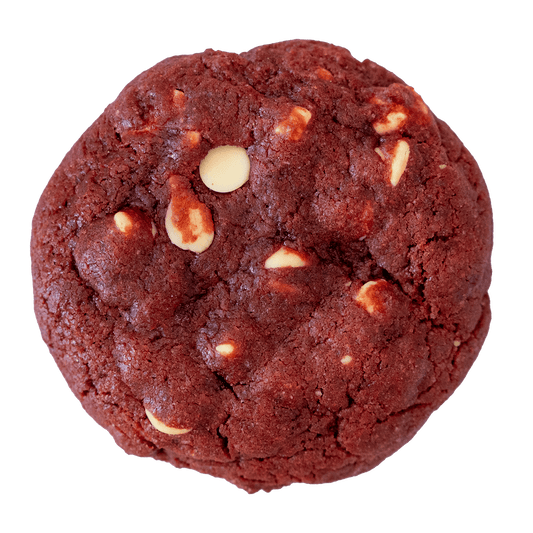 Red Velvet chunky cookie, a specialty at Butterfield Cookies in Merrylands, Sydney.